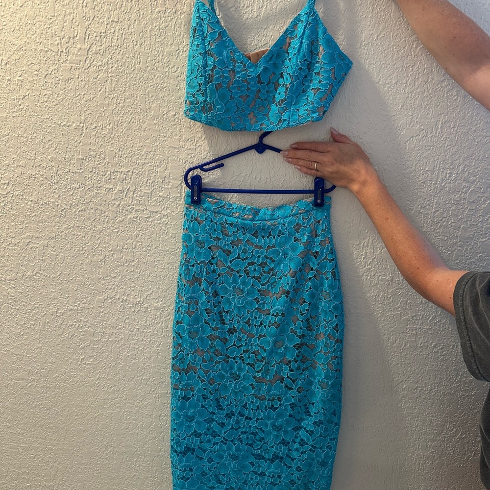 Blue Lace two piece set